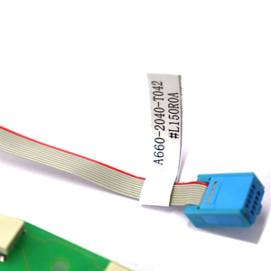 คุณภาพดีดั้งเดิมใหม่ฟานุค A20B-1006-0272 A660-2040-T042 # L500R0C FANUC คีย์บอร์ดปุ่มกด 7 ปุ่มพร้อมสายริบบิ้น - Product Image 5