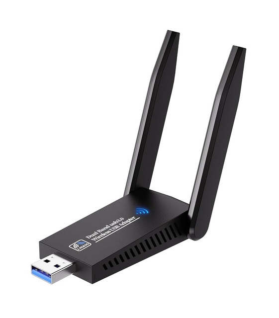 Original Dual Band 1300Mbps USB WiFi Adapter 2.4G/5.8G AC Wireless Network Card Plug and Play for PC Laptop