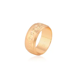 A00721993 XUPING Jewelry woman accessories jewelry gold plated Environmental Copper plain Large men's knuckle jewelry ring