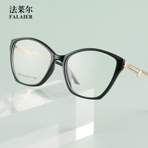 Montura de Gafas de Ojo de Gato FalaiEr TR90 para Mujer, Protección Contra Luz Azul, Ligeras, Modernas, Modelo TR87165 - Product Image 1