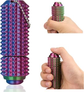 3-in-1 Spiky Desktop Decor with Keychain, Button Click & Spinner Design, Stress Relief <b>Desk</b> Ornament for Adults - Product Image 1