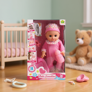Poupée bébé Beb Sonnellino avec 12 sons, tenue rose pour les jeux des enfants - Product Image 3
