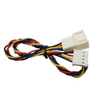 Kabel Ekstensi Tembaga Multiwarna dengan Konektor Nylon 4 Pin Jantan ke Betina Kustom Pabrik untuk Kontrol Peralatan Rumah Tangga