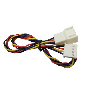 工厂定制 4 针公对母尼龙连接器线束 多色铜延长线 用于家电控制 - Product Image 1