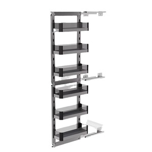 Cesta extraíble SheenWay de aleación de aluminio de doble capa para almacenamiento en la cocina para refrigerios, vino, especias y utensilios. - Product Image 3