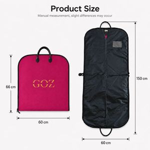 Sac de transport multi-usages en tissu Oxford, housse de costume durable à fermeture éclair avec poignée pour le voyage et la vente au détail - Product Image 4
