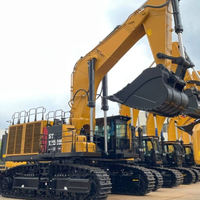 Excavatrice sur chenilles hydraulique avancée SY1250H avec moteur Cummins pour les opérations minières, les travaux de terrassement et la construction de fondations