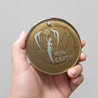 Médaille sportive personnalisée en verre, plaquée or, argent, bronze, gravée, pour la course à pied, le marathon, la compétition, le souvenir, le cadeau pour les vainqueurs