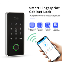 TTLock App Digital Fingerprint Password IC Card Cabinet Drawer Lock pour Gym