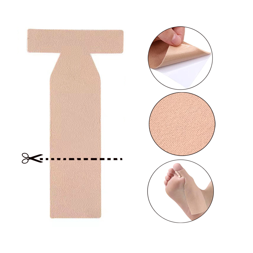 Bandage élastique Pour Pied | Stabilisateur | Rembourrages | Noir