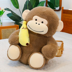 Peluches de Gorila con Plátano, Lindos Muñecos de Mono para Niños Pequeños, Juego Interactivo Relajante para Padres e Hijos, Regalos Personalizados - Product Image 5