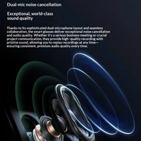 Nouvelles Lunettes Audio HD Intelligentes Transfrontalières 8MP avec Double Microphone Anti-Bruit, Reconnaissance d'Objets et Traduction IA pour WiFi