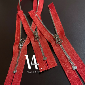Fermeture éclair métallique dorée à glissière autobloquante, longueur personnalisée, pour vêtements, sacs, chaussures, fabriquée en Chine - Product Image 5
