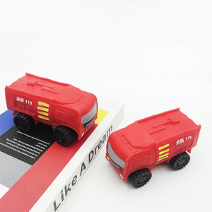 New Arrival Creative Sand-Filled Fire Truck Soft Slow Rebound Stretch and <b>Squeeze</b> Stress Relief Squishy Toy for Kids Boys Girls - Product Image 5
