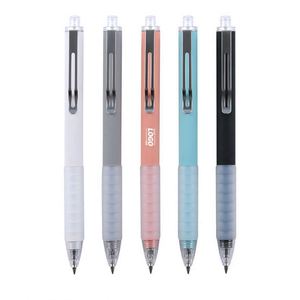 Custom Retractable Ballpoint <b>Pens</b> with Soft Grip - Medium Point 1mm Black Ink for Office Use - Ideal for Men & Women - Product Image 1