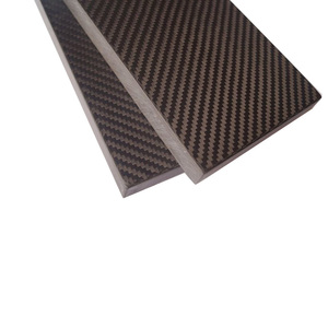 Texture épaissie en fibre 3k/panneau de carbone solide lisse à surface UD - Product Image 4