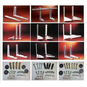 Support triangulaire <span class=keywords><strong>flexible</strong></span> en métal pour climatiseur, support pliable avec connexion par rivets pour climatiseur extérieur - Product Image 6