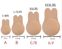 Push Up Bras Collant Adhésif Invisible Silicone Sein Sans Bretelles Dos Nu Mamelon Couverture Silicone Lapin Oreille Soulever Soutien-Gorge