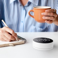 Magnetischer LED-Silent-Timer Digitaler Kunststoff-Küchen-Countdown-Timer Back übung Erinnerung Selbstdisziplin iertes Flip-Dial Wasserdicht