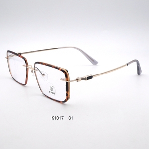 แว่นตา K1017 กรอบโลหะเมมโมรี่ น้ำหนักเบา ทนทาน ทันสมัย ดีไซน์ยืดหยุ่นเพื่อความสบาย - Product Image 2