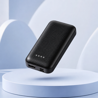 Batterie externe compacte 5000 mAh avec cellules 18650 remplaçables, chargeur portable, mini batterie de secours