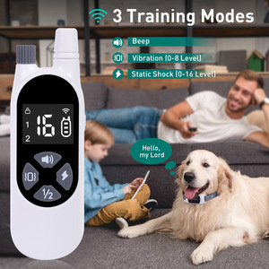<span class=keywords><strong>Pet</strong></span> Supplies Baterias Remotas De Treinamento De Cão, treinamento De Colar De Treinamento De Cão Walkie Talkie - Product Image 3