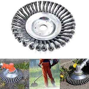 Tête de désherbage rotative en fil d'acier pour désherbeuse de jardin, type bol, lame rotative de 8 pouces pour tondeuse à gazon - Product Image 2