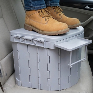 Inodoro Portátil Plegable Universal con Tapa, para Coche, Emergencias, Todo en Uno, para <span class=keywords><strong>Viajes</strong></span> en Auto y <span class=keywords><strong>Viajes</strong></span> por Carretera - Product Image 3