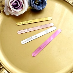 Honey And Sweetness Acrylic Mother's Day <b>Cake</b> <b>Decor</b> Sticks Ice Cream Popsicle Sticks Party <b>Supplies</b> - Product Image 2