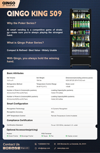 Máquina Expendedora Inteligente con Pantalla Táctil y IA, Qingo OEM/ODM, con SDK, Pagos con Tarjeta de Crédito y Código QR, Refrigerador Inteligente - Product Image 3