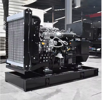 Générateur de chantier refroidi par eau, type ouvert, 30 kW, 50 kW, 100 kW, silencieux, entretien facile, panneau de commande numérique