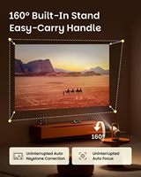 Projecteur intelligent portable sans fil XGIMI Vibe One, 250 lumens ISO, batterie intégrée pour une utilisation en extérieur et à domicile, vente en gros