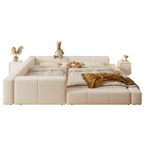 เตียงนอนเฟอร์นิเจอร์สำหรับ<span class=keywords><strong>นอน</strong></span>เตียงสองชั้นแบบฮอลเตอร์หรูหราทันสมัยเตียงสองชั้นนุ่มคู่สำหรับผู้ใหญ่เด็กผู้ชาย - Product Image 6