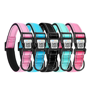 Collar Inteligente Antipérdida para Perros con Código <span class=keywords><strong>QR</strong></span> y Correa de Nailon Reflectante, Collar de Seguridad Ajustable para Mascotas al por Mayor (OEM/ODM) - Product Image 4