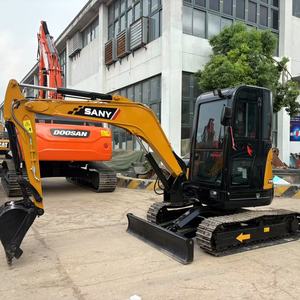 Miniexcavadora Usada de Marca China en Venta, SY35U de 3.5 Toneladas, 3 Toneladas, Casi Nueva, de Segunda Mano, Pequeña Excavadora Usada - Product Image 3