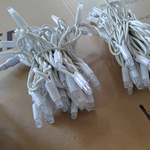 Guirlande lumineuse LED IP65, fil en caoutchouc blanc, connectable, 10m 100 LED, 100m 1000 LED, décoration extérieure pour Noël et mariage - Product Image 3
