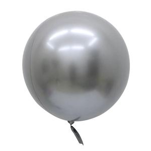 Wholesale 17 22 32 inch metal color bobo party helium chrome balloons decoration - Product Image 3