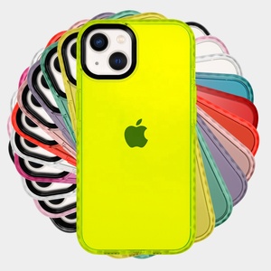 Chất lượng cao Gradient TPE <span class=keywords><strong>TPU</strong></span> lai tùy chỉnh ưa thích dễ thương chống sốc phí không dây từ tính cho 16 máy ảnh bảo vệ trường hợp điện thoại - Product Image 3