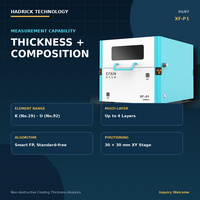 Analizador de Espesor de Revestimientos XRF XF-P1 para Pruebas de Composición de Capas Metálicas por Electrodeposición