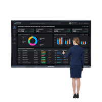 Tableau numérique pour salle de classe et bureau, 55, 65, 75, 85, 86, 98, 100, 110 pouces, avec écran tactile multipoint et affichage HD