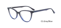 Montures de lunettes en gros yeux de chat lunettes en acétate montures de lunettes pour adultes