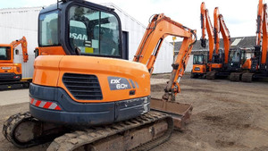 ขายร้อน Doosan ใช้ DH60รถขุดขนาดเล็ก DH60-7 DX60รถขุดตีนตะขาบขนาดเล็ก - Product Image 3