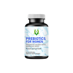 พรีไบโอติกส์สำหรับผู้หญิงแบบแคปซูล ยี่ห้อแบรนด์คัสตอม ผสมฟรุคโตโอลิโกแซ็กคาไรด์และกาแลคโตโอลิโกแซ็กคาไรด์ บำรุงแบคทีเรียที่ดี - Product Image 1