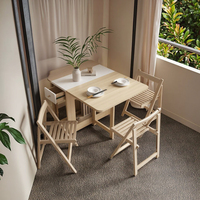 Juego de Mesa y Sillas Plegables Multifuncional y Moderno para el Hogar y Camping