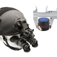 Untuk Teropong Bebas Genggam yang Dipasang di Helm, Kacamata Penglihatan Malam untuk Berburu, Pembesaran Optik 1X, Kecerahan 8-Tingkat PVS-31