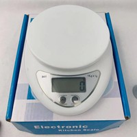 Brood Bakken Elektronische Weegschaal Meisje Lieverd Schattige Ventilator Elektronische Gram Weegschaal Huis Keuken Fruitschaal Met Led Display