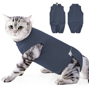Traje de Recuperación Postoperatoria <span class=keywords><strong>para</strong></span> Mascotas 2026, Alta Elasticidad, Transpirable, Anti-lamido, <span class=keywords><strong>para</strong></span> Gatos, Traje de Recuperación de Esterilización, <span class=keywords><strong>Camisa</strong></span> de Recuperación de Cirugía <span class=keywords><strong>para</strong></span> Gatos - Product Image 2