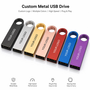 Clé USB en métal avec logo personnalisé, clé USB haute vitesse, clé mémoire pour cadeaux promotionnels d'entreprise, événements, avec différentes couleurs - Product Image 4