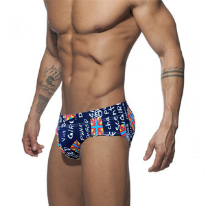 <span class=keywords><strong>Maillot</strong></span> de bain en nylon à séchage rapide pour <span class=keywords><strong>homme</strong></span>, slip <span class=keywords><strong>sexy</strong></span> taille basse imprimé - Product Image 2