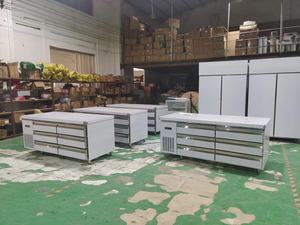 Réfrigérateur commercial sous le comptoir 1.5/1.8m réfrigérateur à 3/4/6/9 tiroirs à température unique en acier inoxydable pour cuisine <span class=keywords><strong>de</strong></span> restaurant - Product Image 4